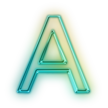 110675-glowing-green-neon-icon-alphanumeric-letter-aa