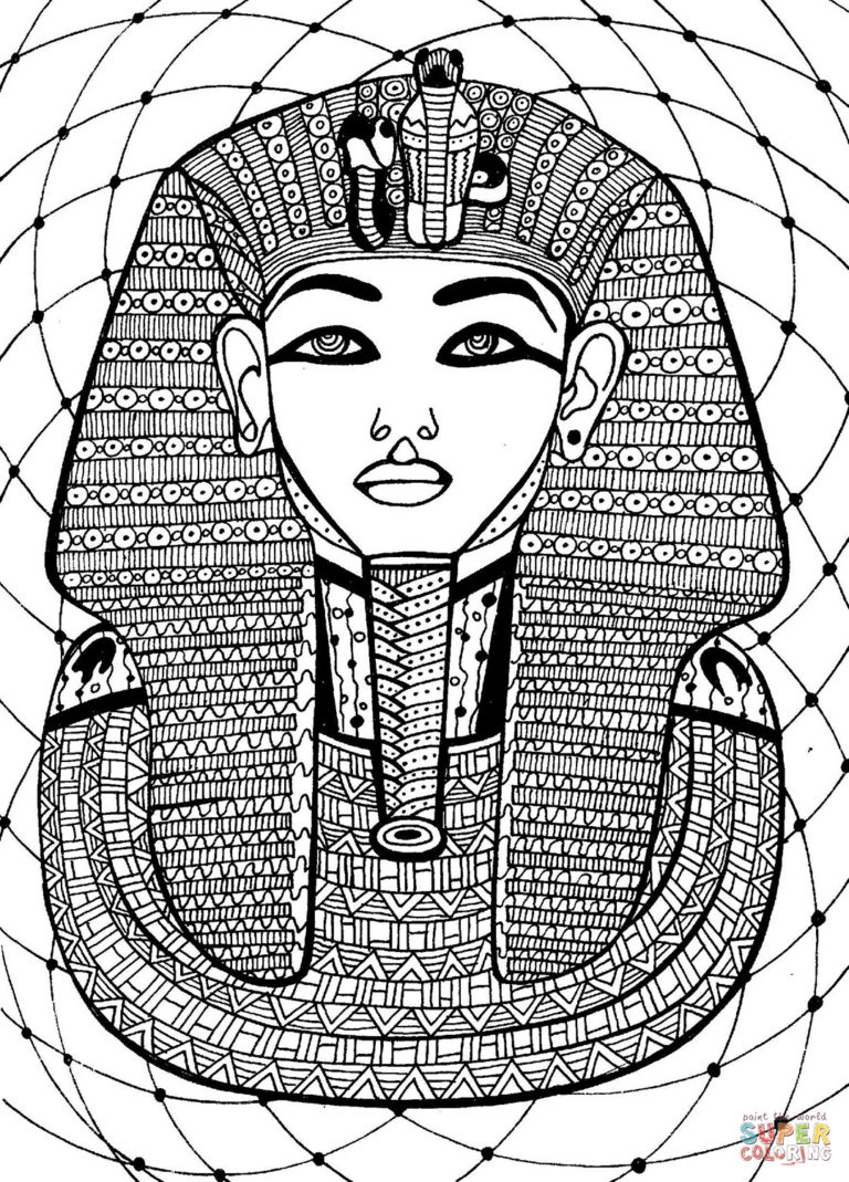 pharaoh-coloring-page | Coloring Pages