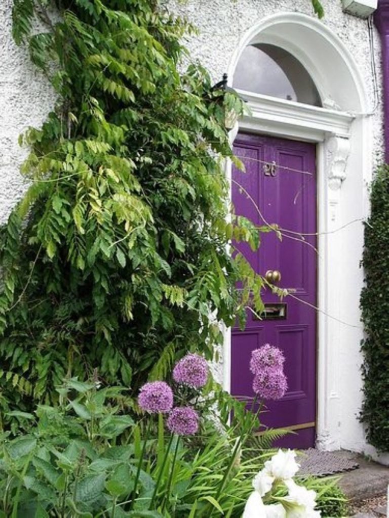 unique_coloring_purple_front_door_feng_shui_131_color_front_door_facing ...